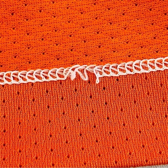 Nike Dri-Fit White & Orange Collared Golf Shirt NikeGolf Tour Performance Mens S - Picture 10 of 12